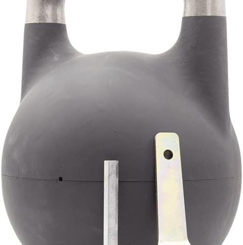 Adjustable Competition Kettlebell - Adjustable Weight from 26 lb to 70 lb - Includes 7 Weight Plates for Strength Training at Home or Gym - Durable Steel Shell for Long-Lasting Use